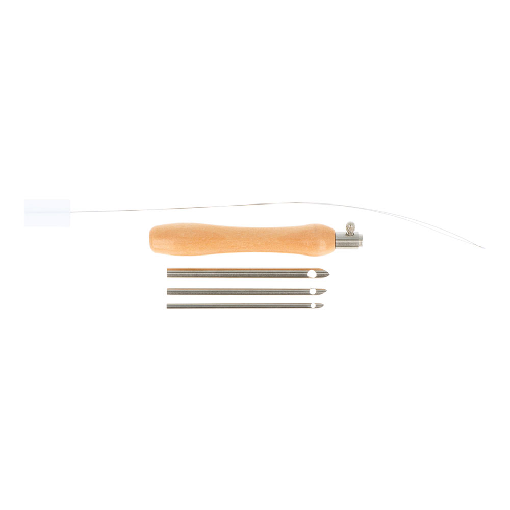 PUNCHING NEEDLE WITH WOOD HANDLE 15CM