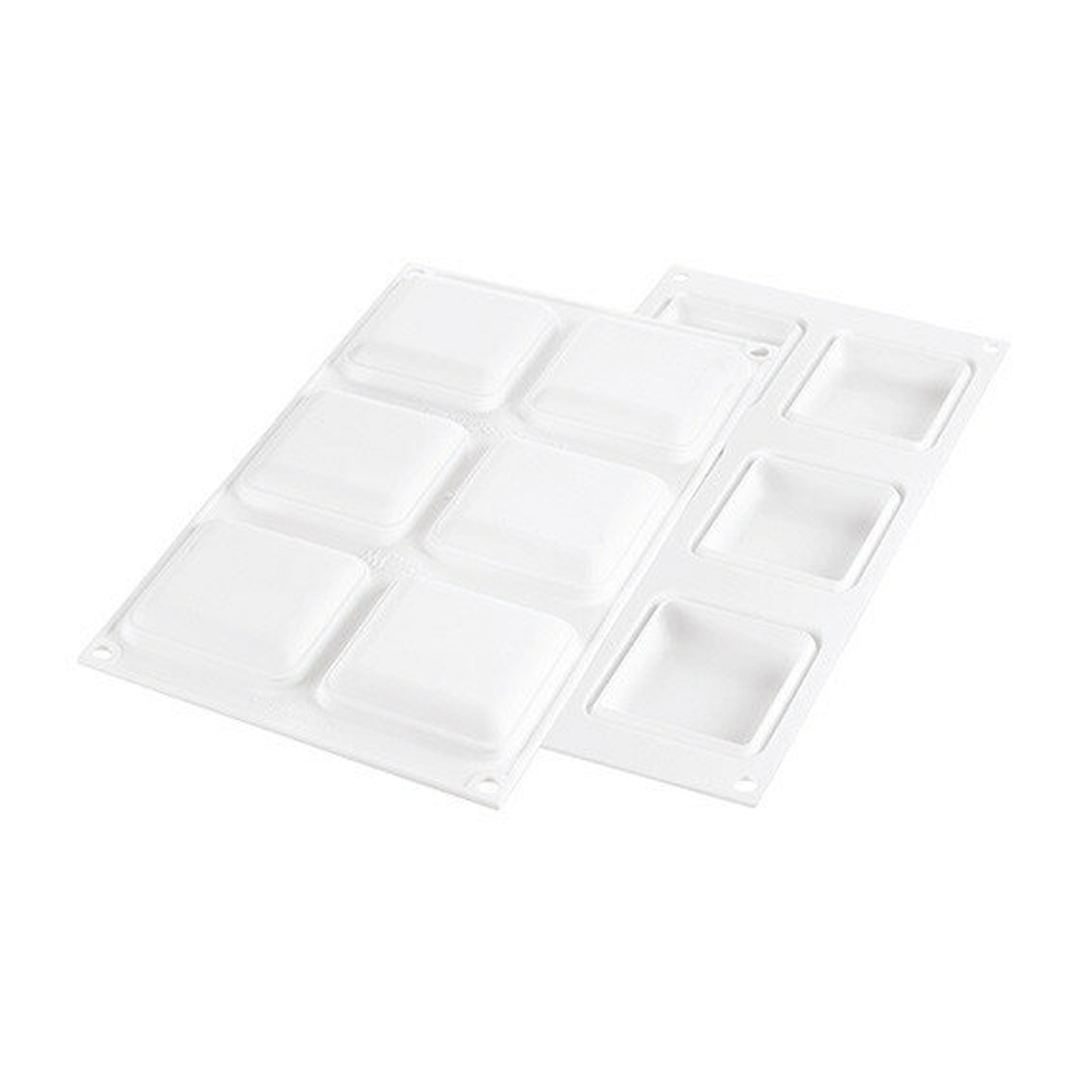 SILICONE MOULD DECOR SQUARE 60 N.6 67X67X15MM - Image 2