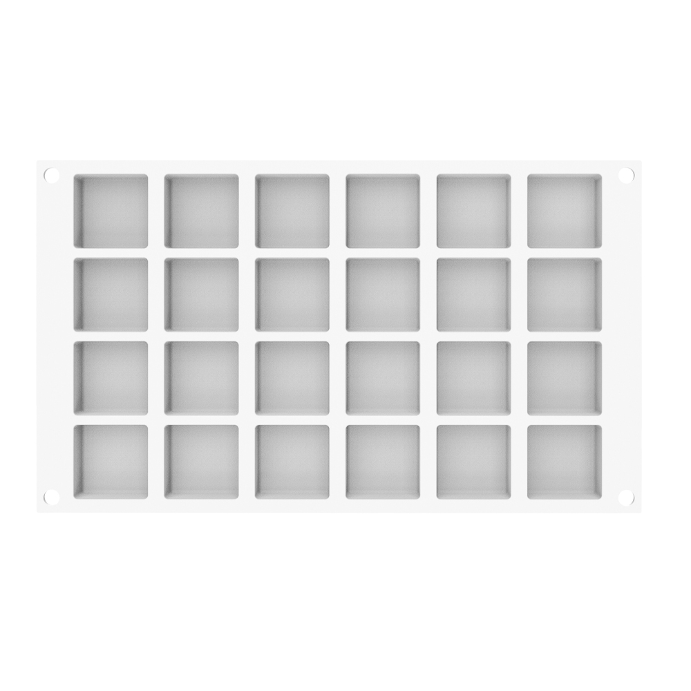 SILICONE MOULD QUADRATO XS 20 N.24 37X37X16MM - Image 4