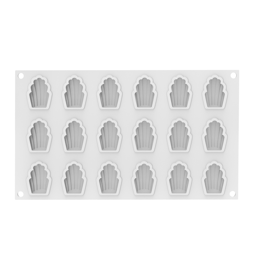 SILICONE MOULD MADELEINE XS13 N.18 45X33X16MM - Image 4