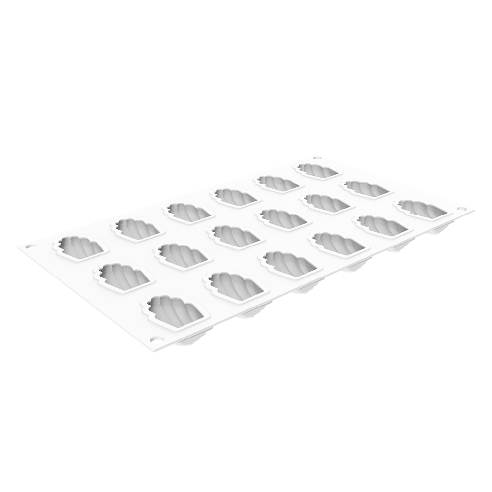 SILICONE MOULD MADELEINE XS13 N.18 45X33X16MM - Image 3