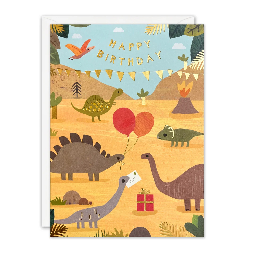 DINOSAURS ACORNS CARD