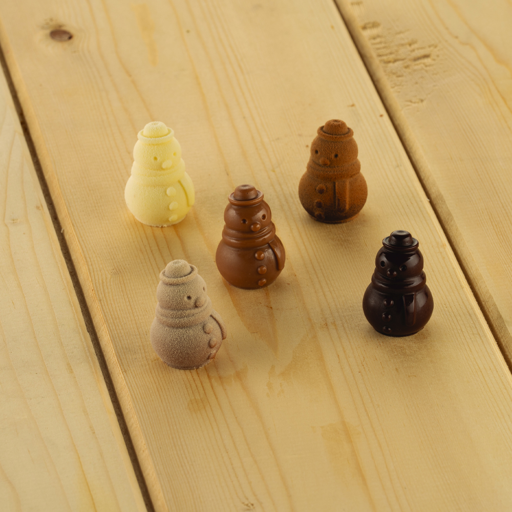 SILICONE MOULD SNOWMAN N.14 26X35MM
