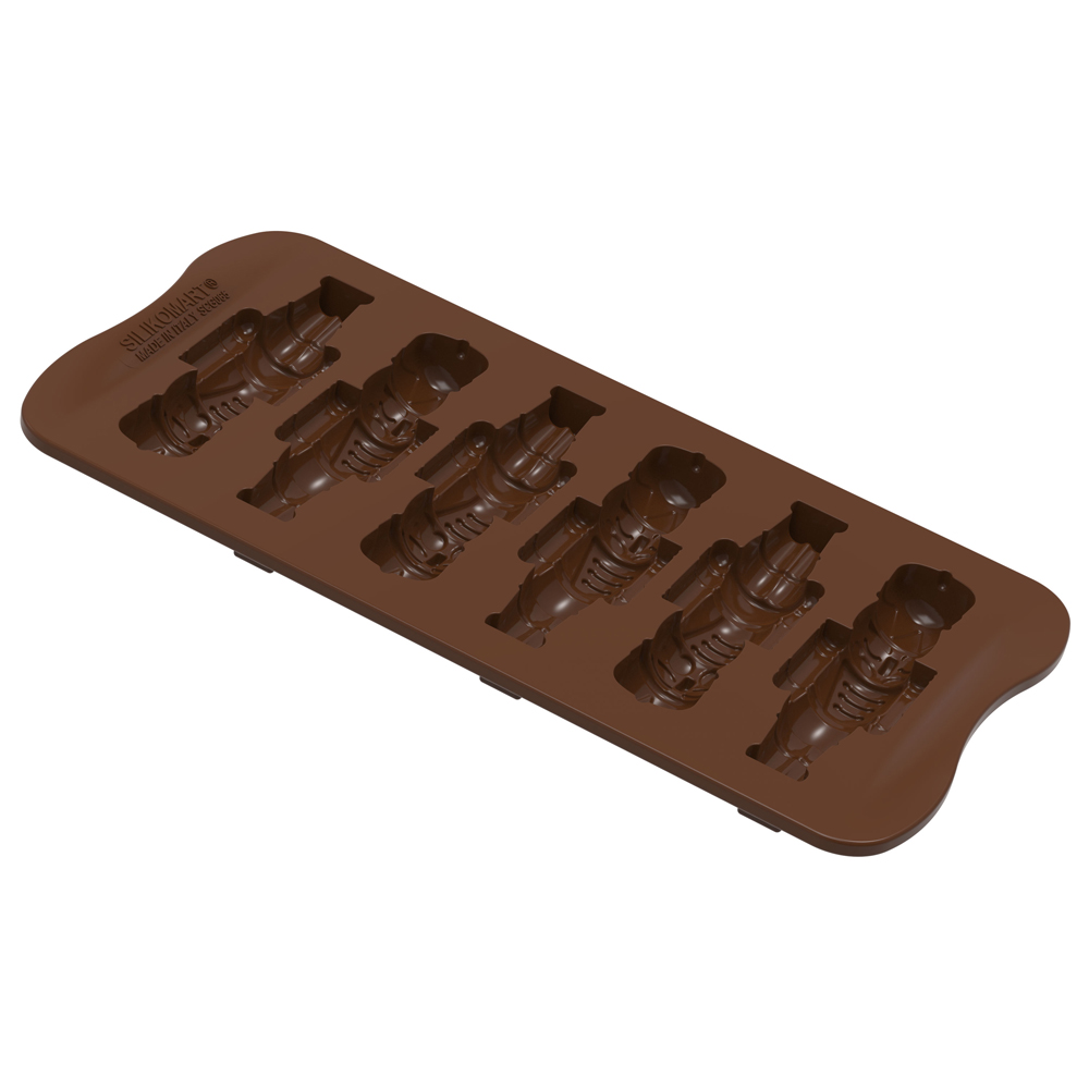 SILICONE MOULD CHOCO SCHIACCIANOCI N.6 26X84X14MM - Image 3