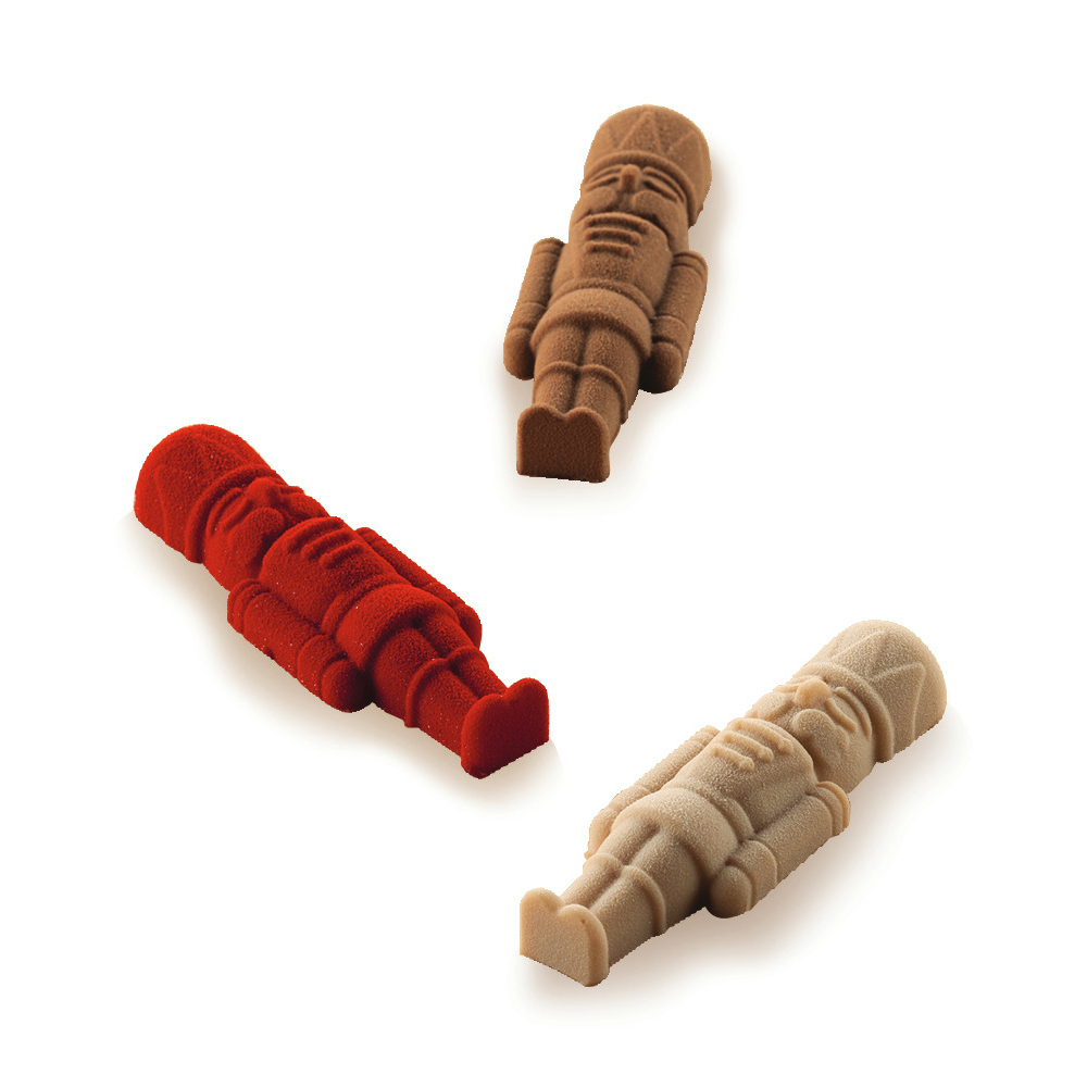 SILICONE MOULD CHOCO SCHIACCIANOCI N.6 26X84X14MM - Image 5