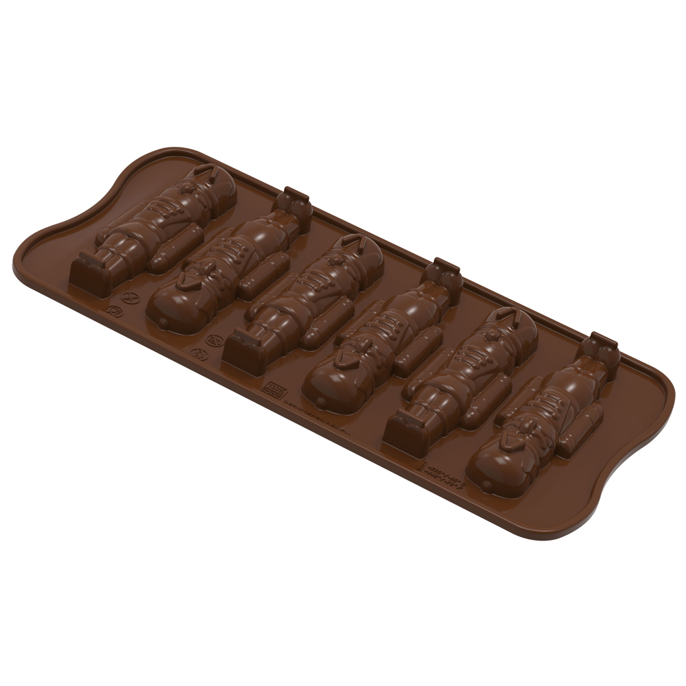 SILICONE MOULD CHOCO SCHIACCIANOCI N.6 26X84X14MM - Image 4