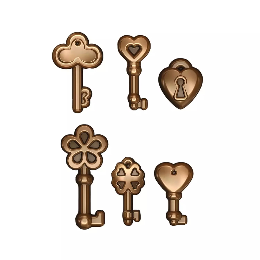 SILICONE MOULD CHOCO KEYS 34X84X14MM - Image 3