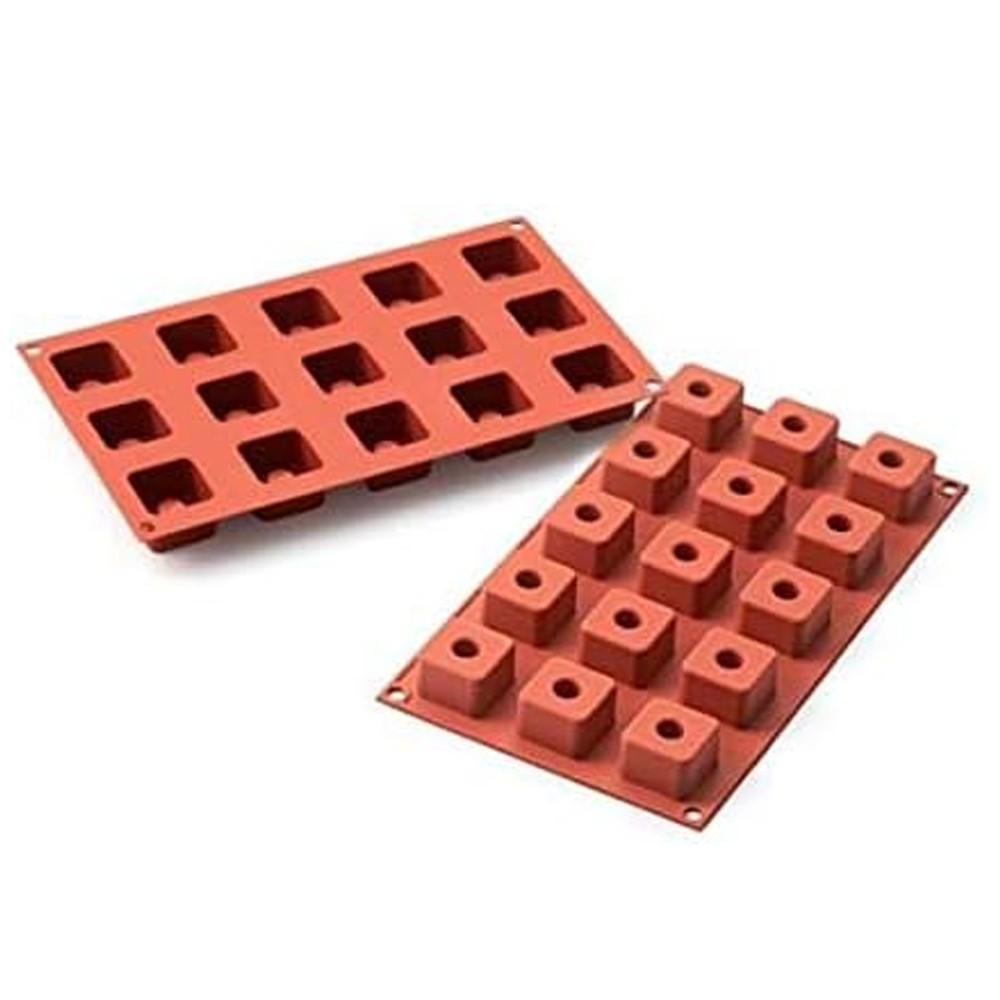 SILICONE MOULD SQUARE DELICE N.15 35X35X25MM - Image 2