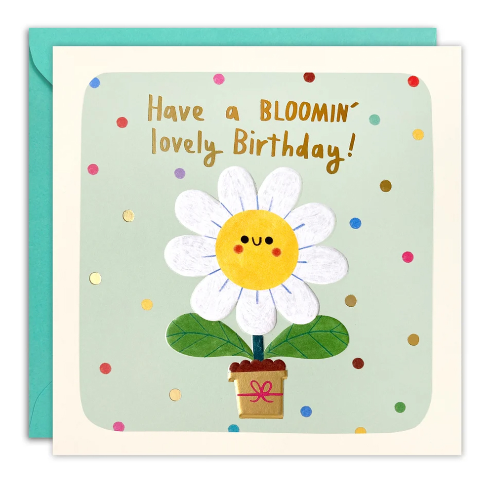 BLOOMIN’ LOVELY BIRTHDAY SQUARE PEG CARD