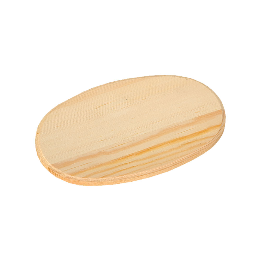 WOODEN PLATE 13X19CM