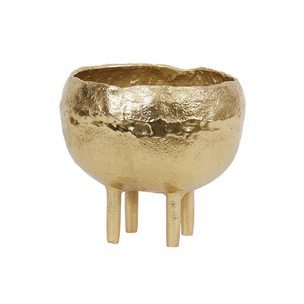 VASE DECO MUXIA GOLD 17.5X12CM