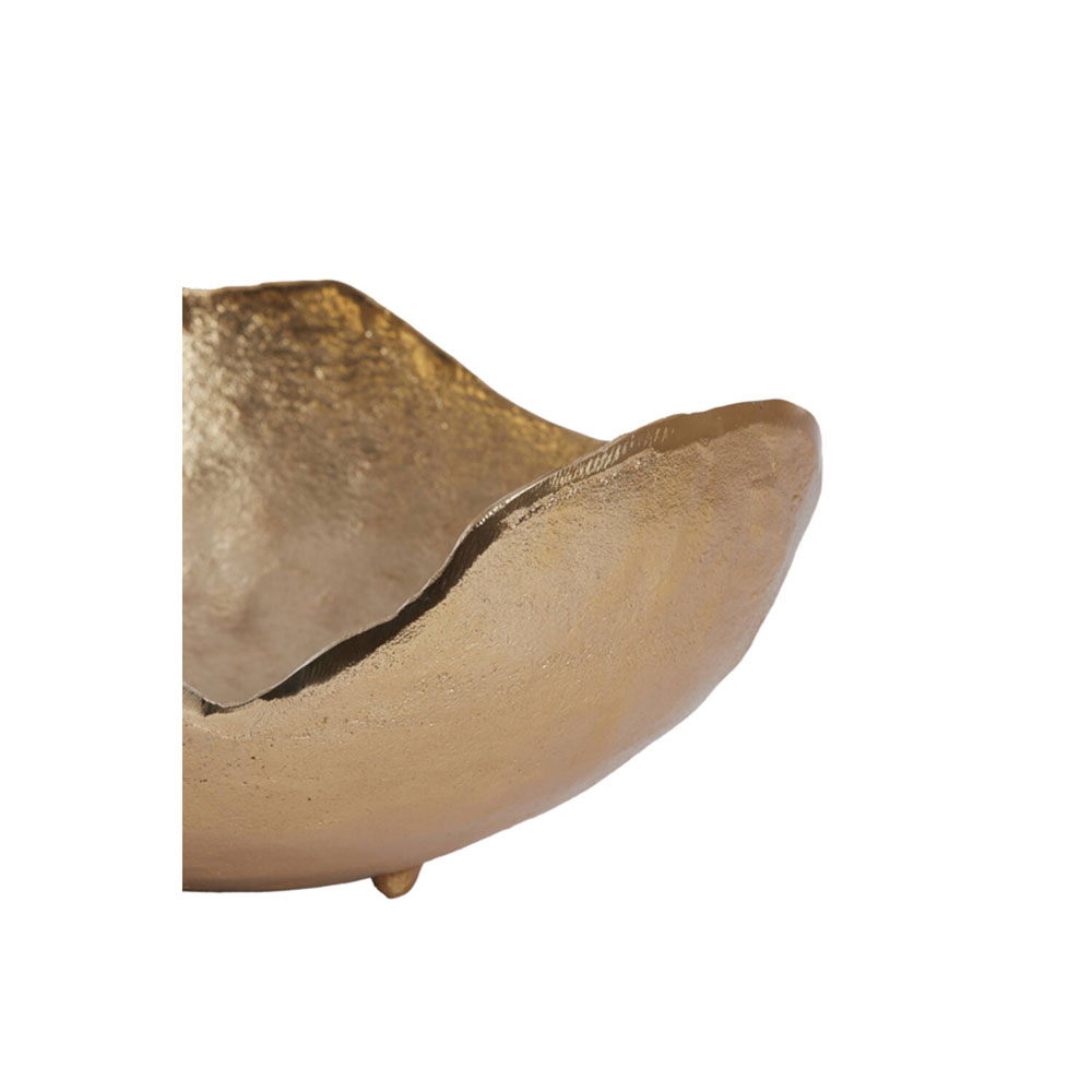 DISH HAZAL LIGHT GOLD 28X11.5CM - Image 2