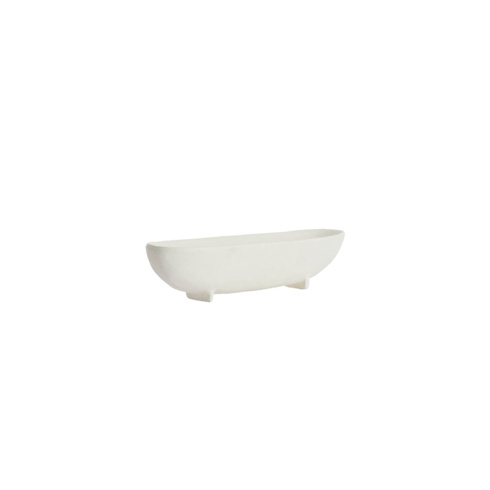DISH ON BASE ROSANA CREAM 38X15X9CM - Image 2
