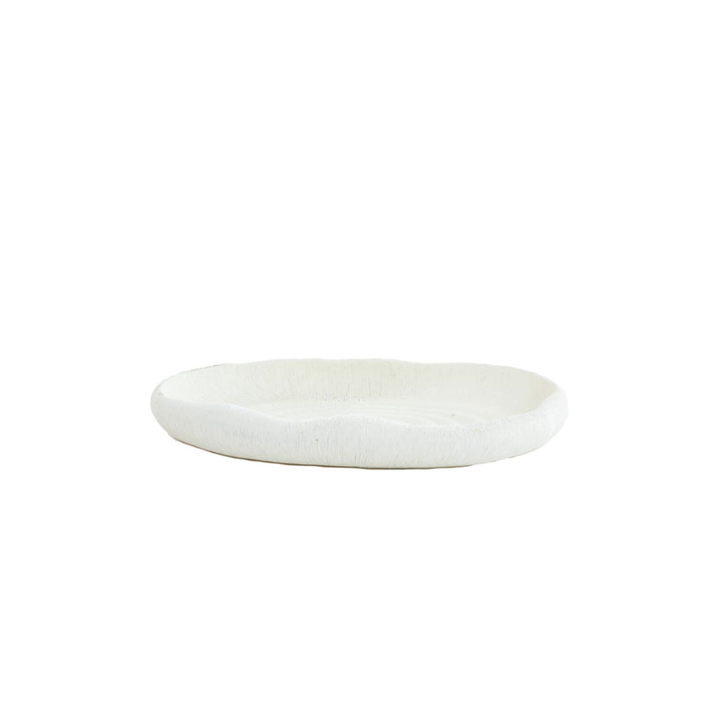 DISH ALAINA CREAM 37X25X5CM
