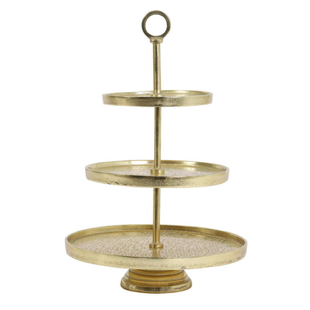STAND 3 LAYERS LUTEK GOLD 32X48CM