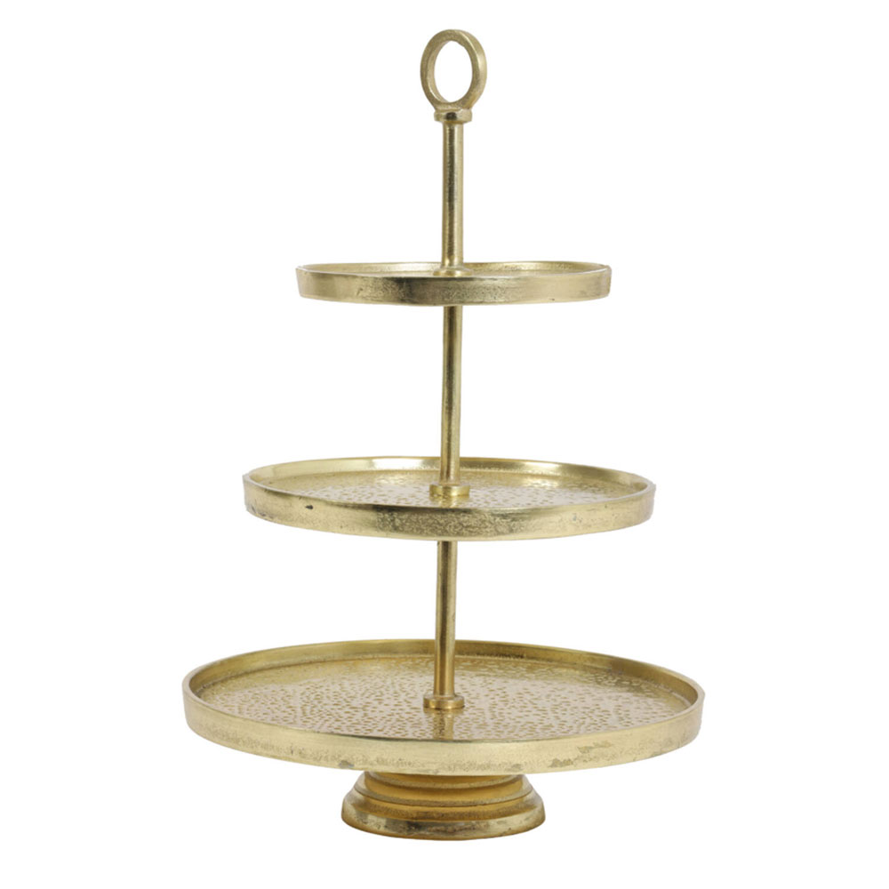 STAND 3 LAYERS LUTEK GOLD 32X48CM - Image 2