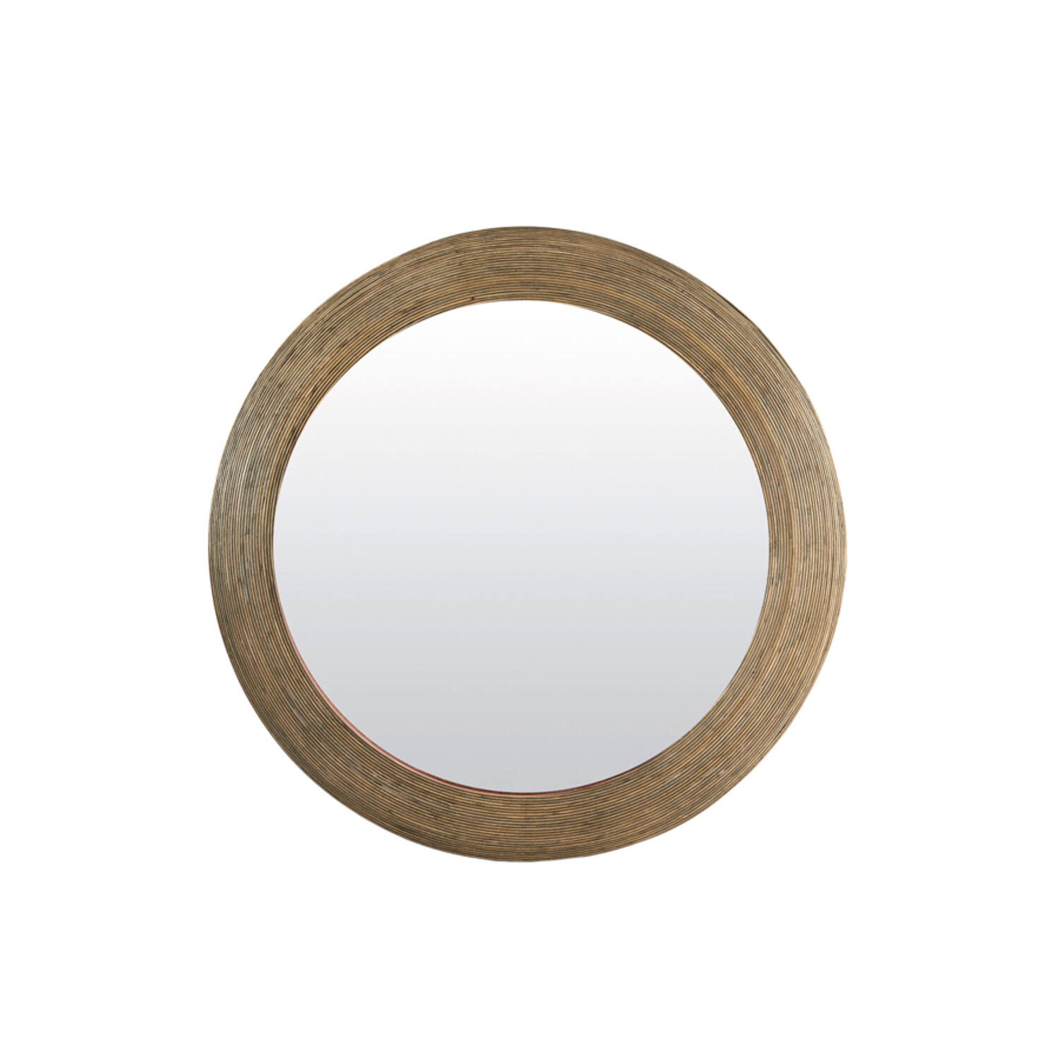 MIRROR PIEDRE RATTAN BROWN 109.5X4.5CM