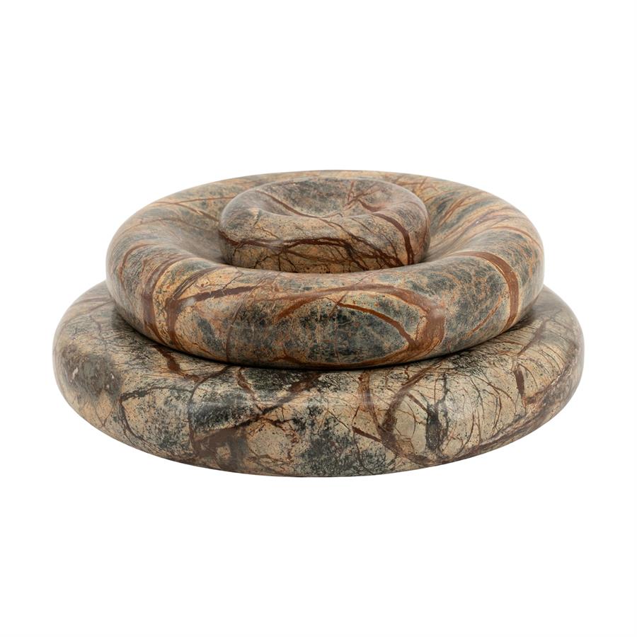 BOWL MARBLE DONUT