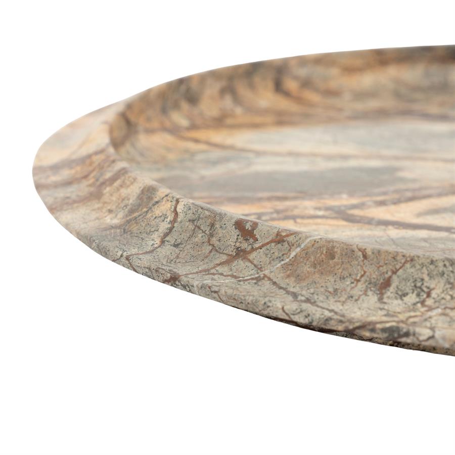 MARBLE TRAY RONDO 40X40X3CM - Image 2