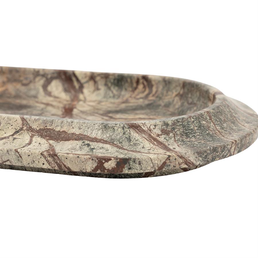 MARBLE TRAY OVALIS 45X18X3CM - Image 3