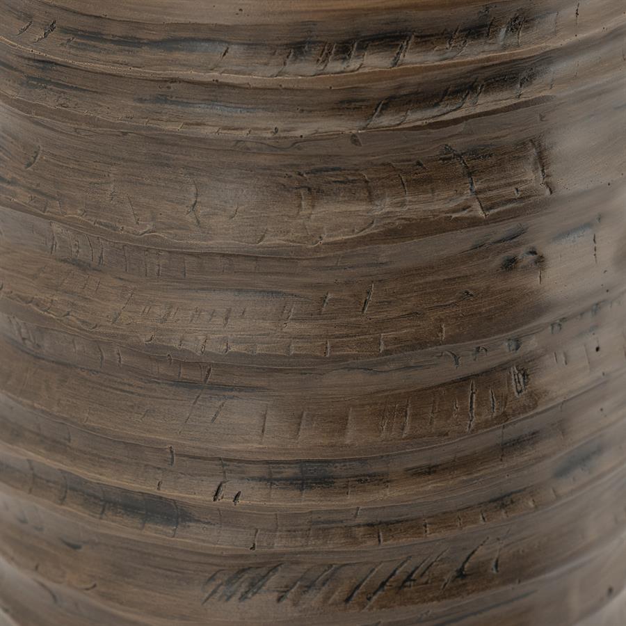 POLYRESIN VASE RIBERA BROWN - Image 10