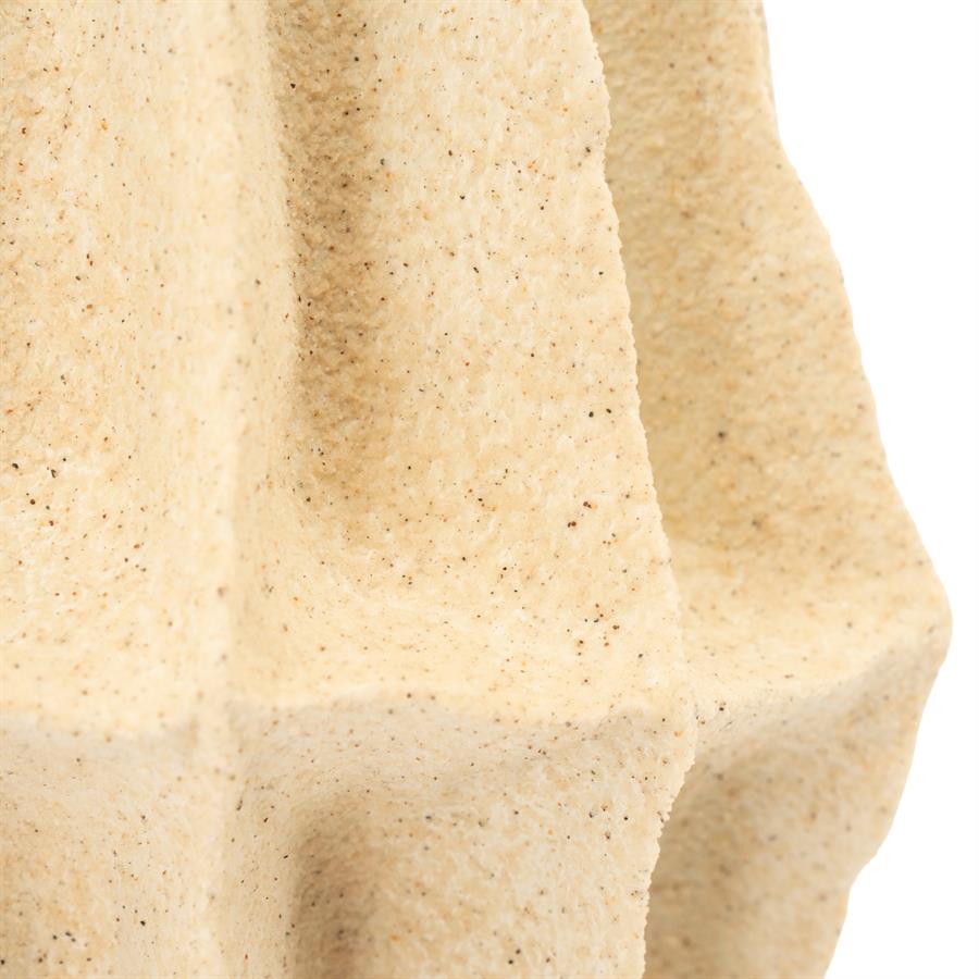 PLYRESIN VASE REI CREAM - Image 5