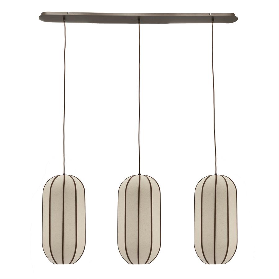PENDANT LAMP COCOON CLUSTER RECTANGULAR 120X25X155CM