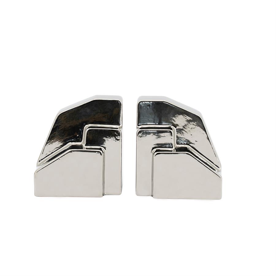 BOOKEND SILV 15X11X17CM