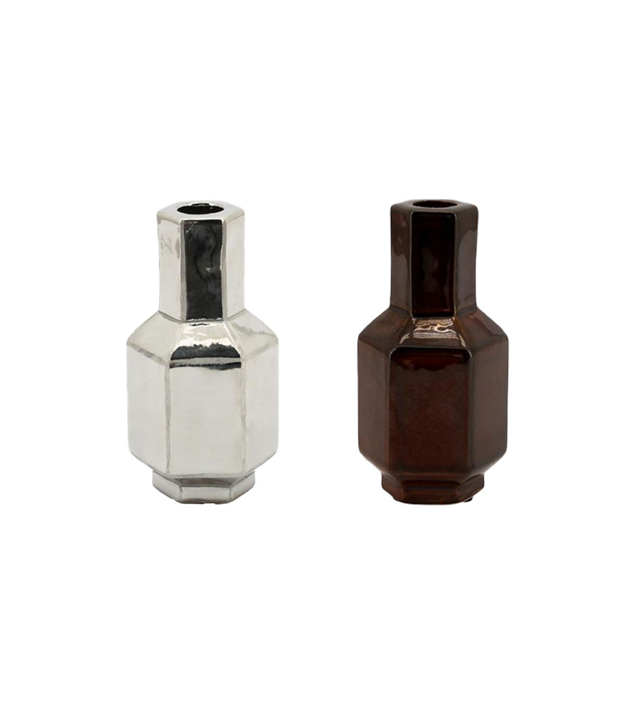 CANDLE HOLDER AXIS 7.8X7X15CM