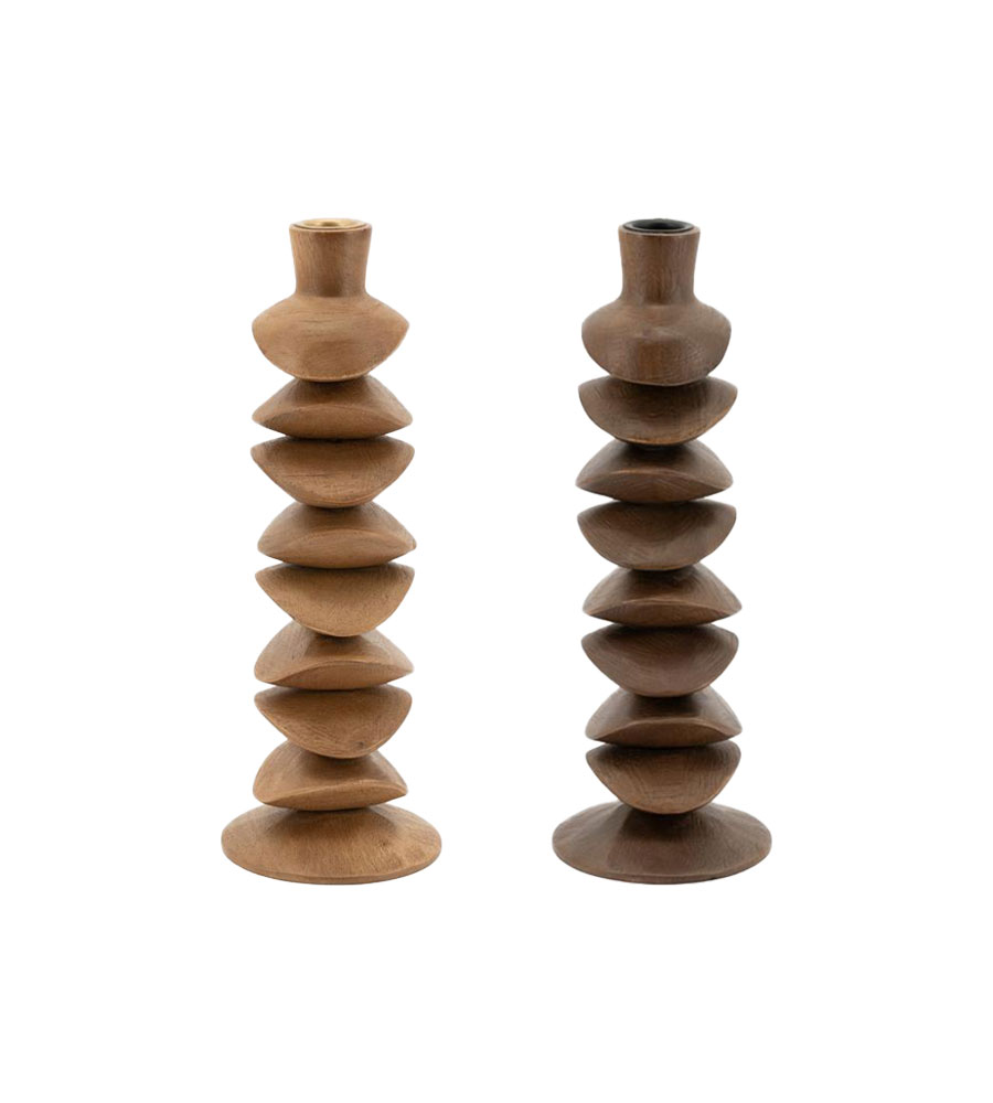 CANDLE HOLDER KASANE 10X10X29CM