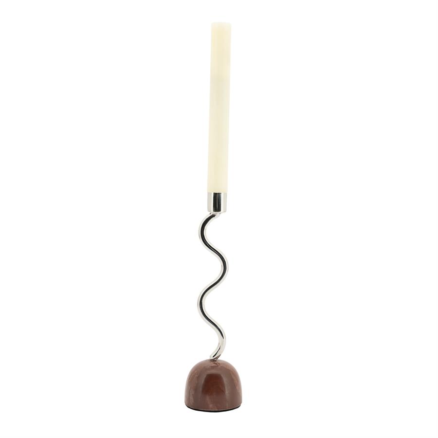 CANDLE HOLDER LUMIERE 7X7X26CM - Image 2