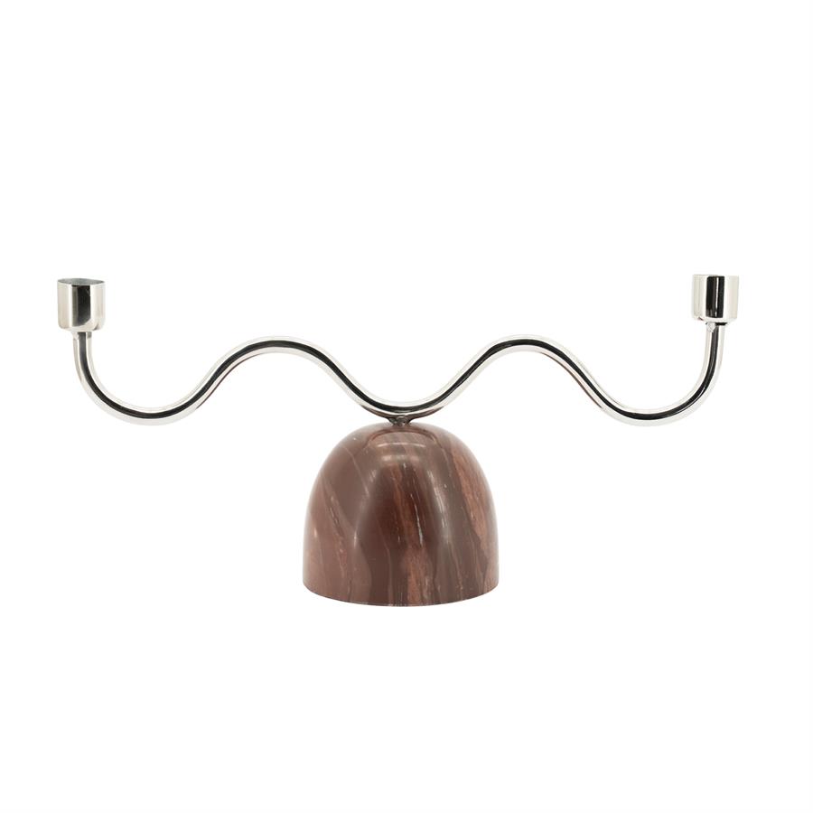 CANDLE HOLDER LUMIERE 34X10X16CM
