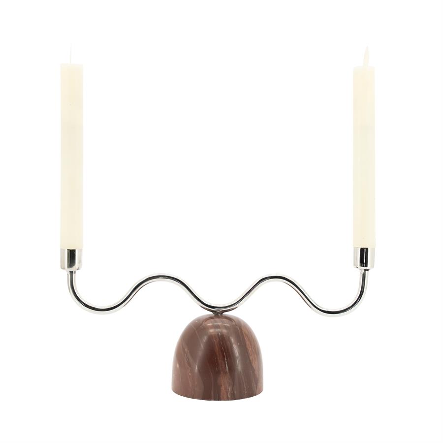CANDLE HOLDER LUMIERE 34X10X16CM - Image 2