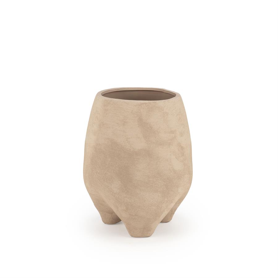 PLANTER TAURASI LIGHT BROWN 23X29.5CM