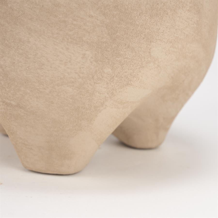 PLANTER TAURASI LIGHT BROWN 23X29.5CM - Image 2