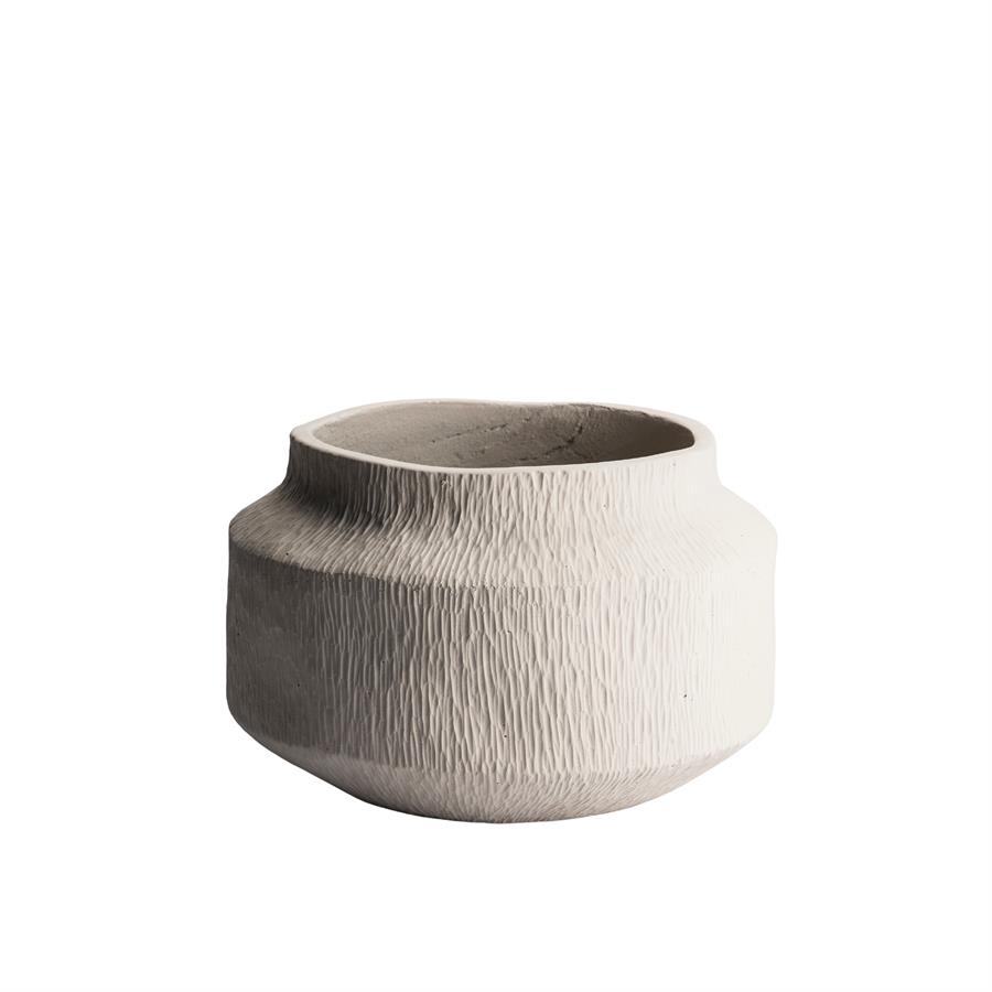 PLANTER CHATO TAUPE 38X24.5CM