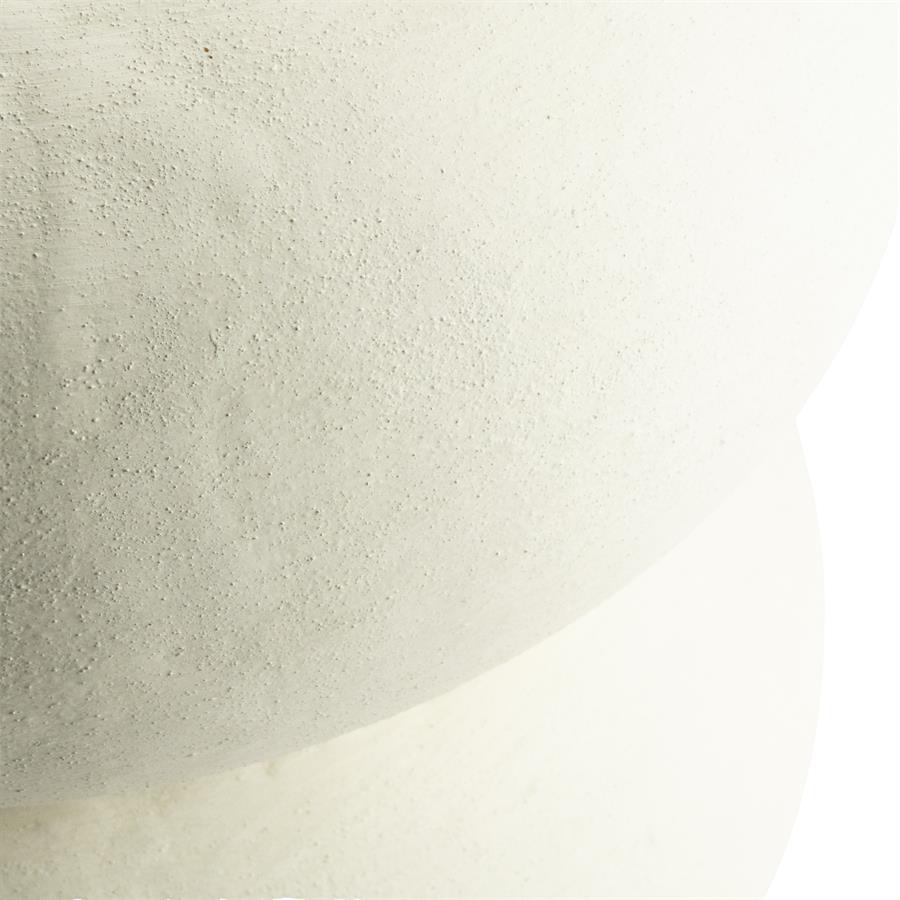 PLANTER CONTOPUS VASE WHITE 40X40CM - Image 2