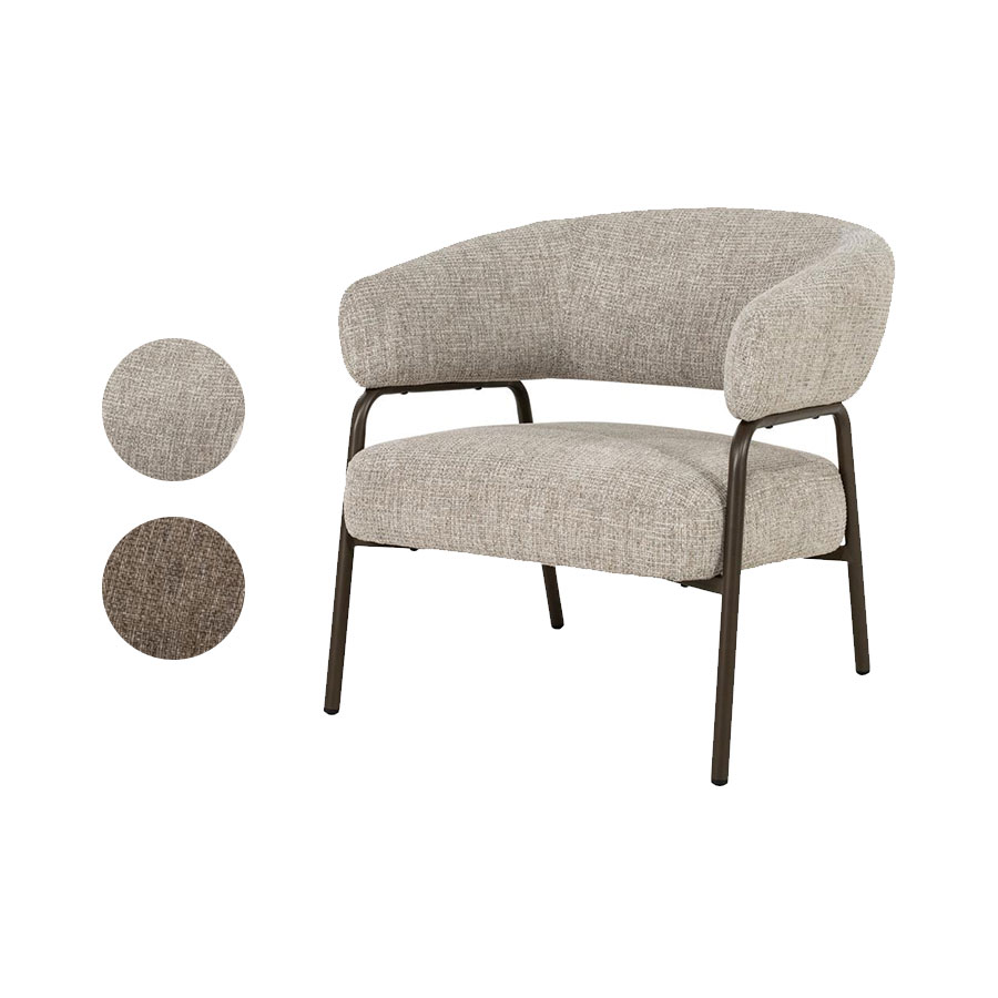 ARMCHAIR FABRICE VESO 73X75X73CM