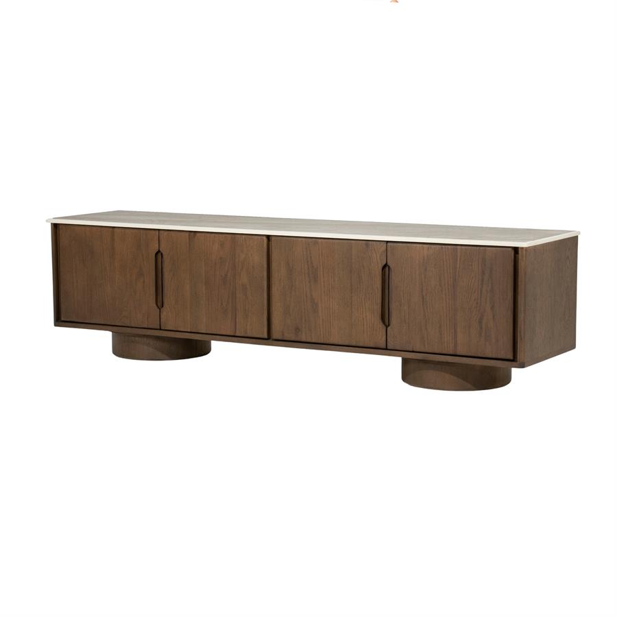 TV CABINET LEANDRO 4DRS. 180X44X48CM - Image 2