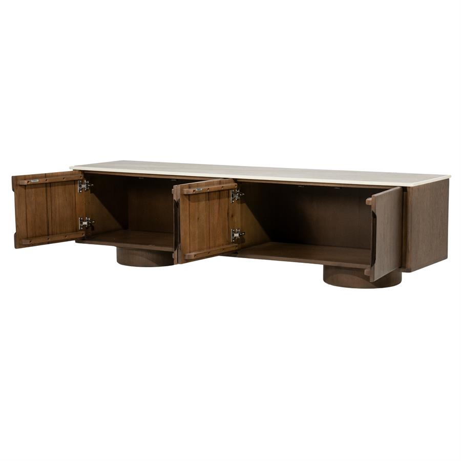 TV CABINET LEANDRO 4DRS. 180X44X48CM - Image 9