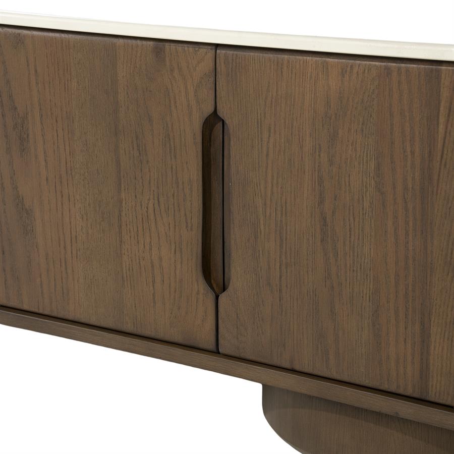TV CABINET LEANDRO 4DRS. 180X44X48CM - Image 8