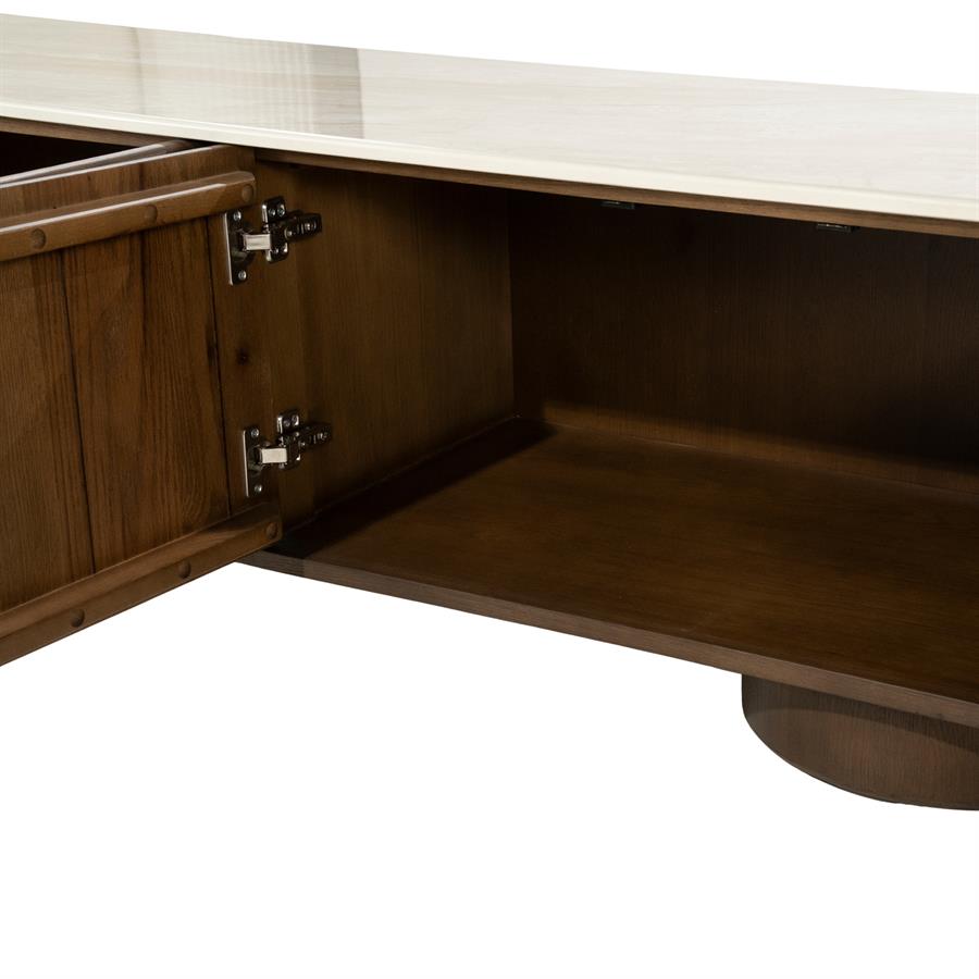 TV CABINET LEANDRO 4DRS. 180X44X48CM - Image 4