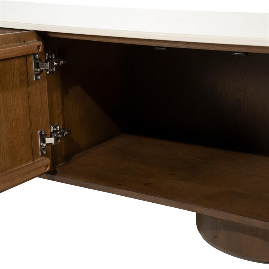 TV CABINET LEANDRO 6DRS. 250X44X48CM - Image 4