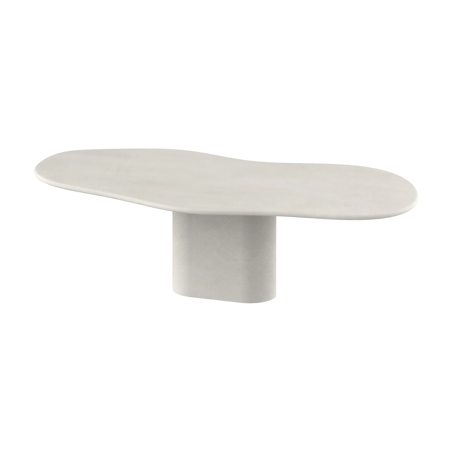 MICROSKIN INDOOR LIMOGES ORGANIC DINING TABLE OVAL 230X120CM